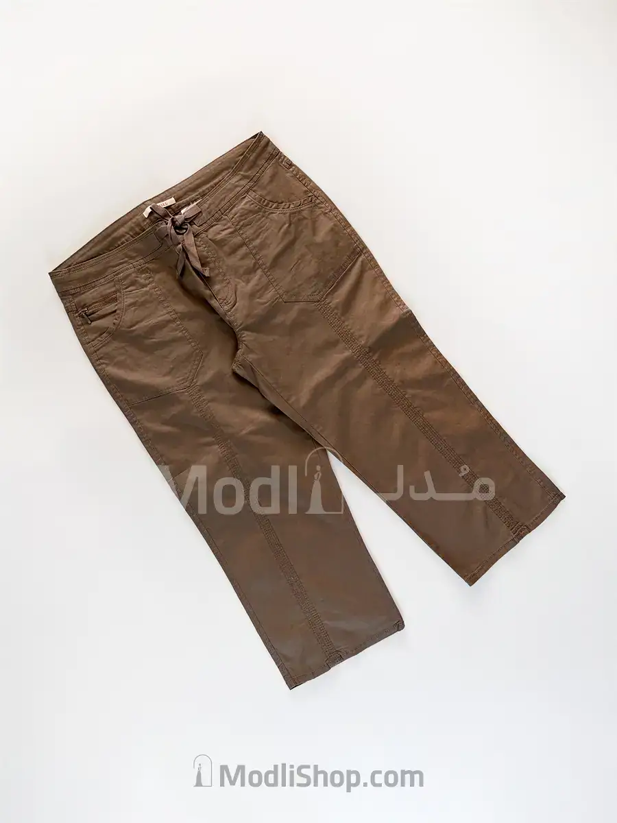 شلوار کتان برمودا کلاسیک شلوار کتان برمودا کلاسیک